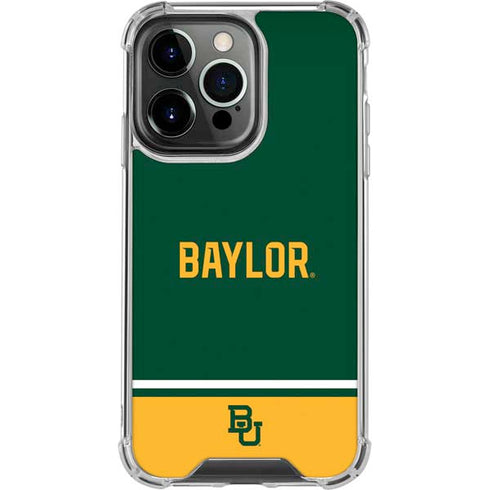 Baylor University BU Split iPhone 16 Pro Clear Case